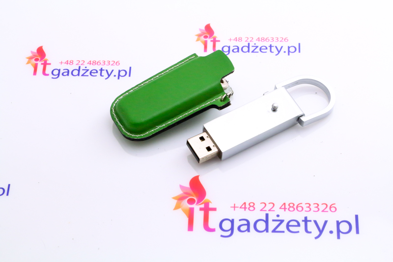 Reklamowa pamięć USB w skórzanej obudowie