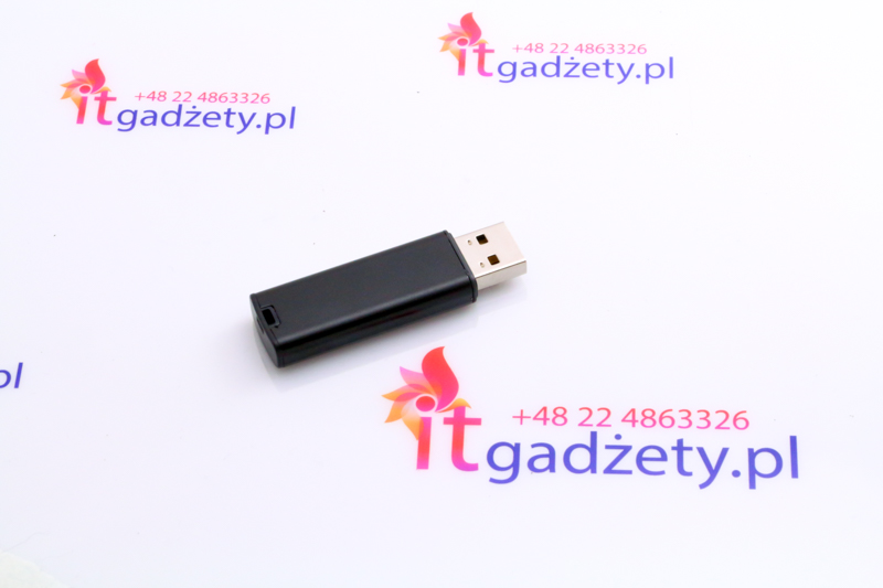 Czarny, niedrogi pendrive pod grawer logo Czarny, niedrogi pendrive pod grawer logo