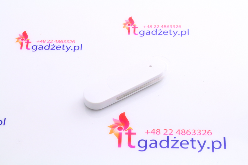 Biały pendrive do znakowania nadrukiem
